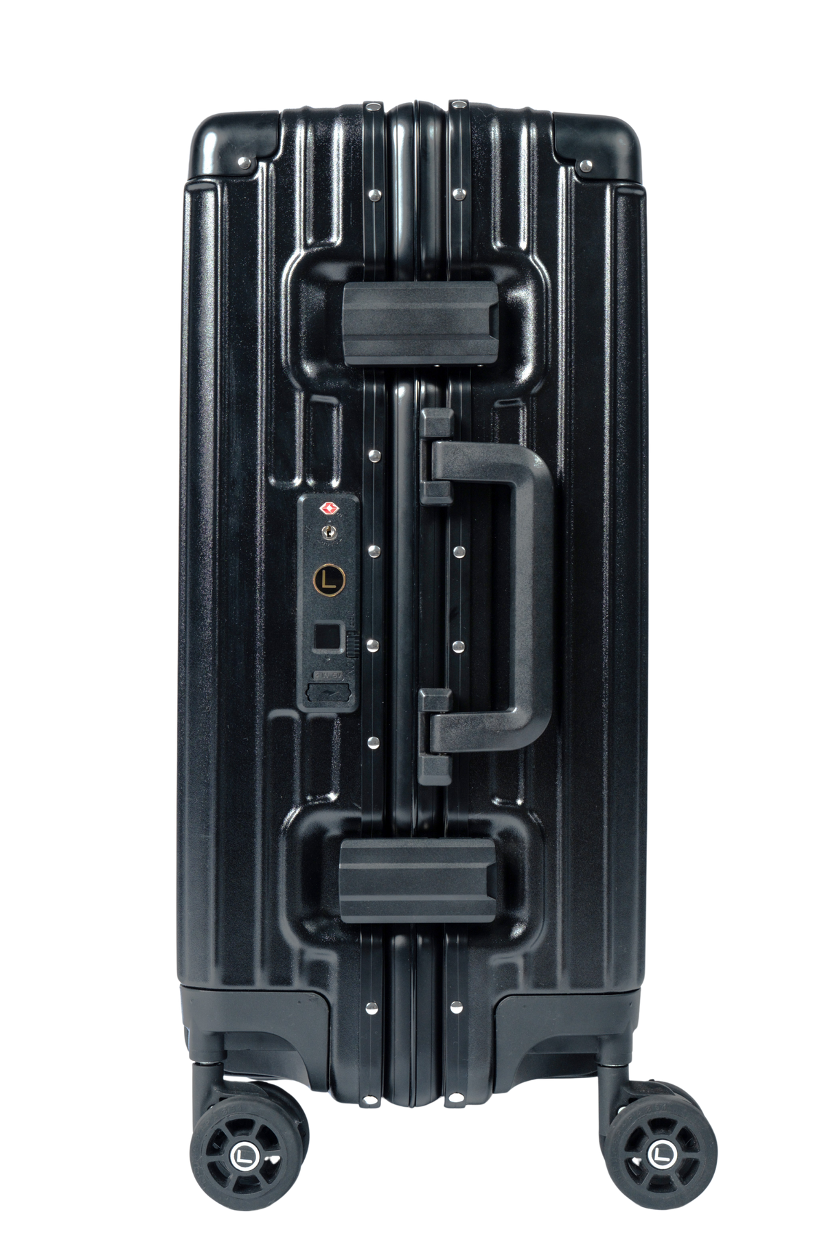 LUGGIT Smart Pro Fingerprint Cabin Travel bag 20",Black
