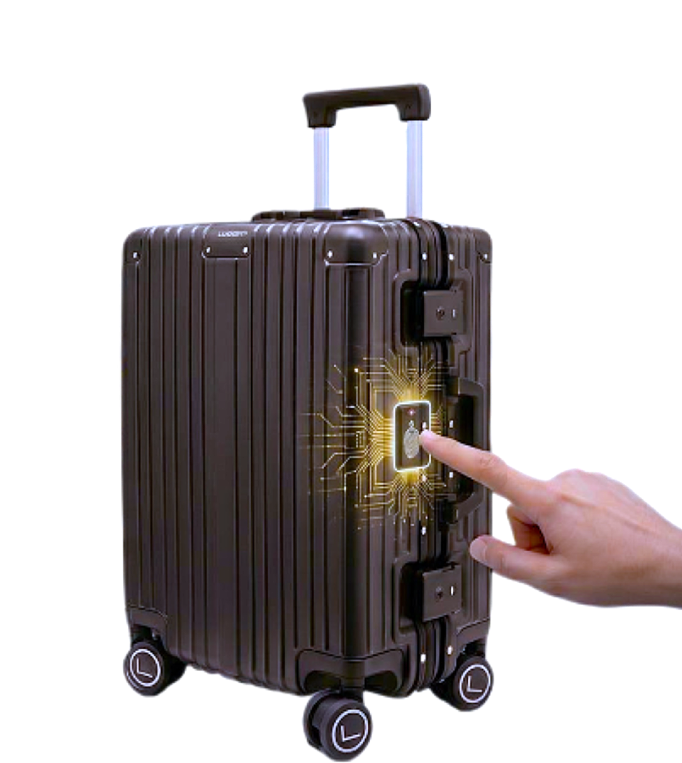 Smart Pro Max Fingerprint Luggage Anti-Theft Trolly | LUGGIT – Luggit