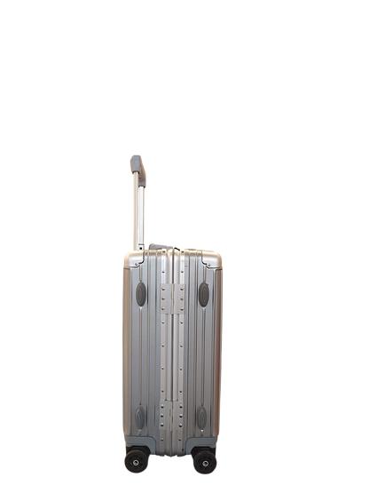 LUGGIT Smart Pro Fingerprint Cabin Luggage – 20 inch-Silver