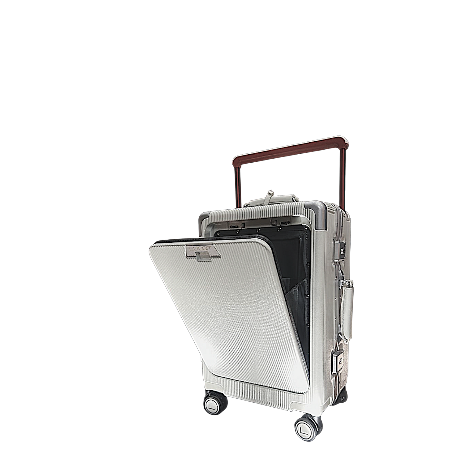 LUGGIT - Executive Plus - Cabin Travel bag - White-20" Front open