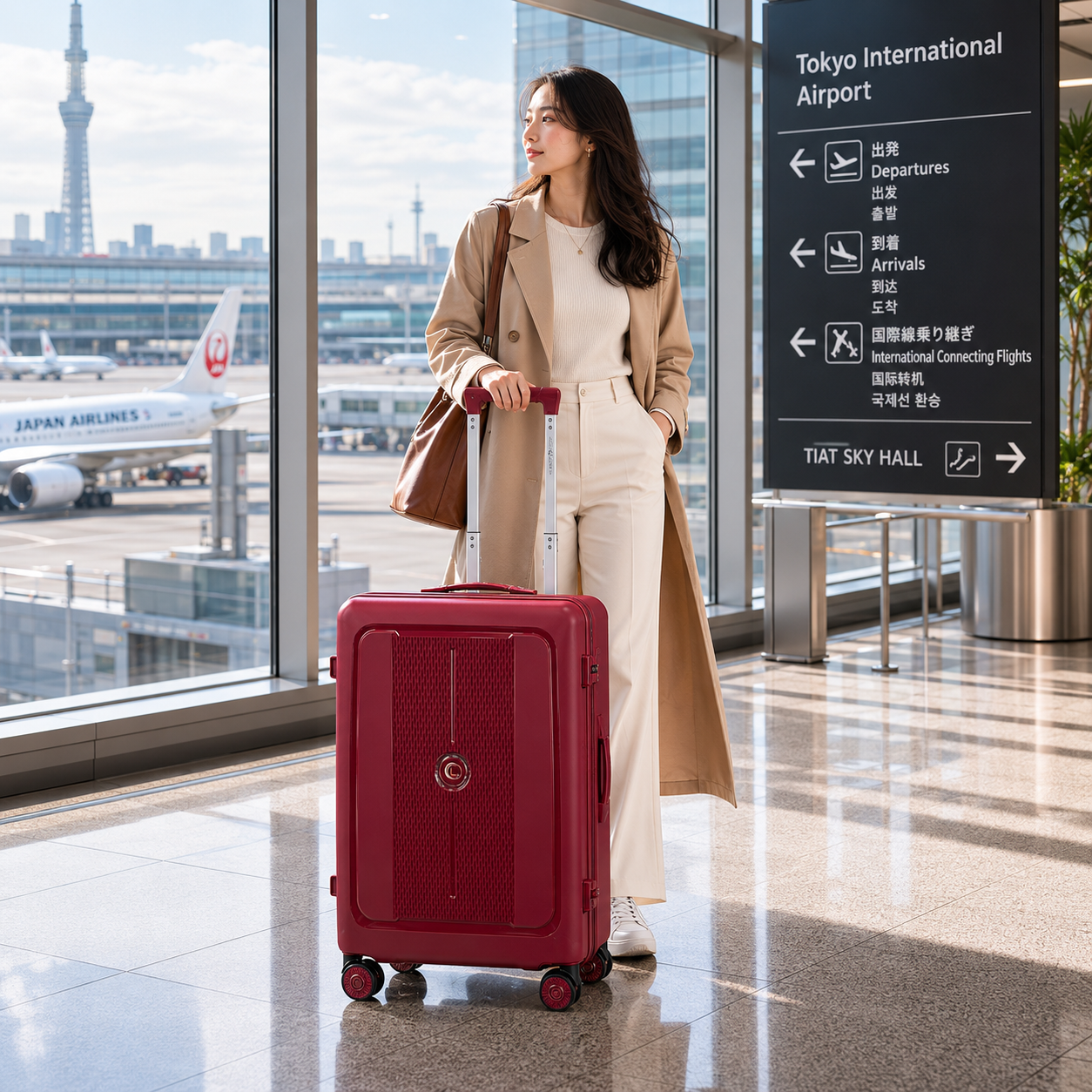 LUGGIT Tokyo – 3-Piece Premium Trolley Luggage Set | Zipperless Design | TSA Lock (Coming soon)