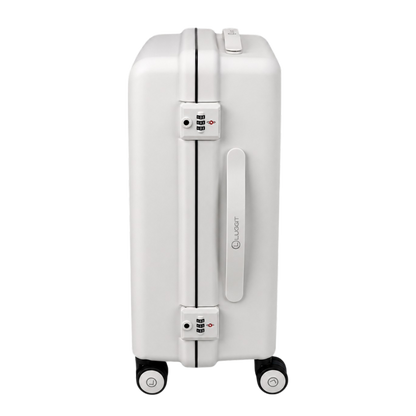 LUGGIT Tokyo – 3-Piece Premium Trolley Luggage Set | Zipperless Design | TSA Lock white
