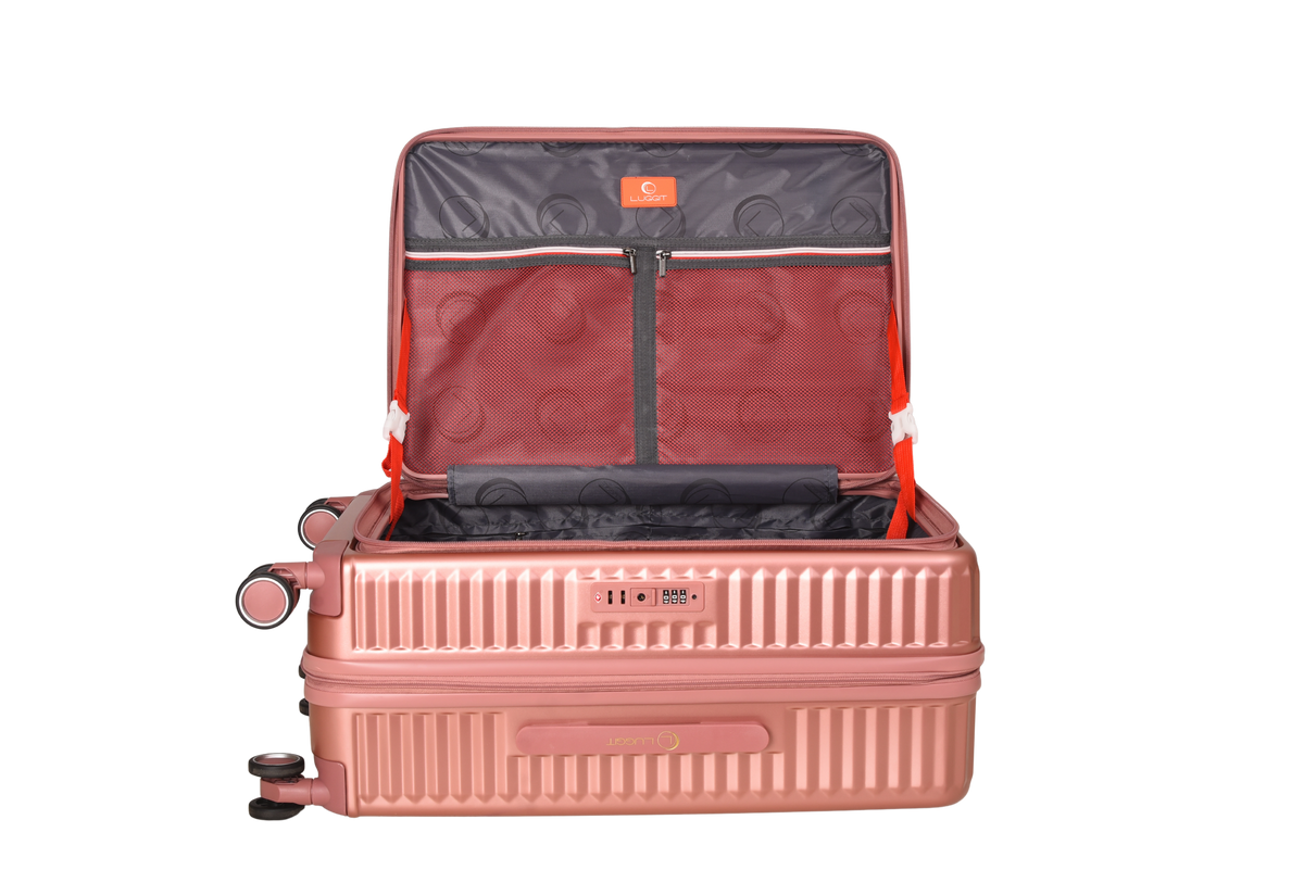 luggit Wide handle front open trolley bag
