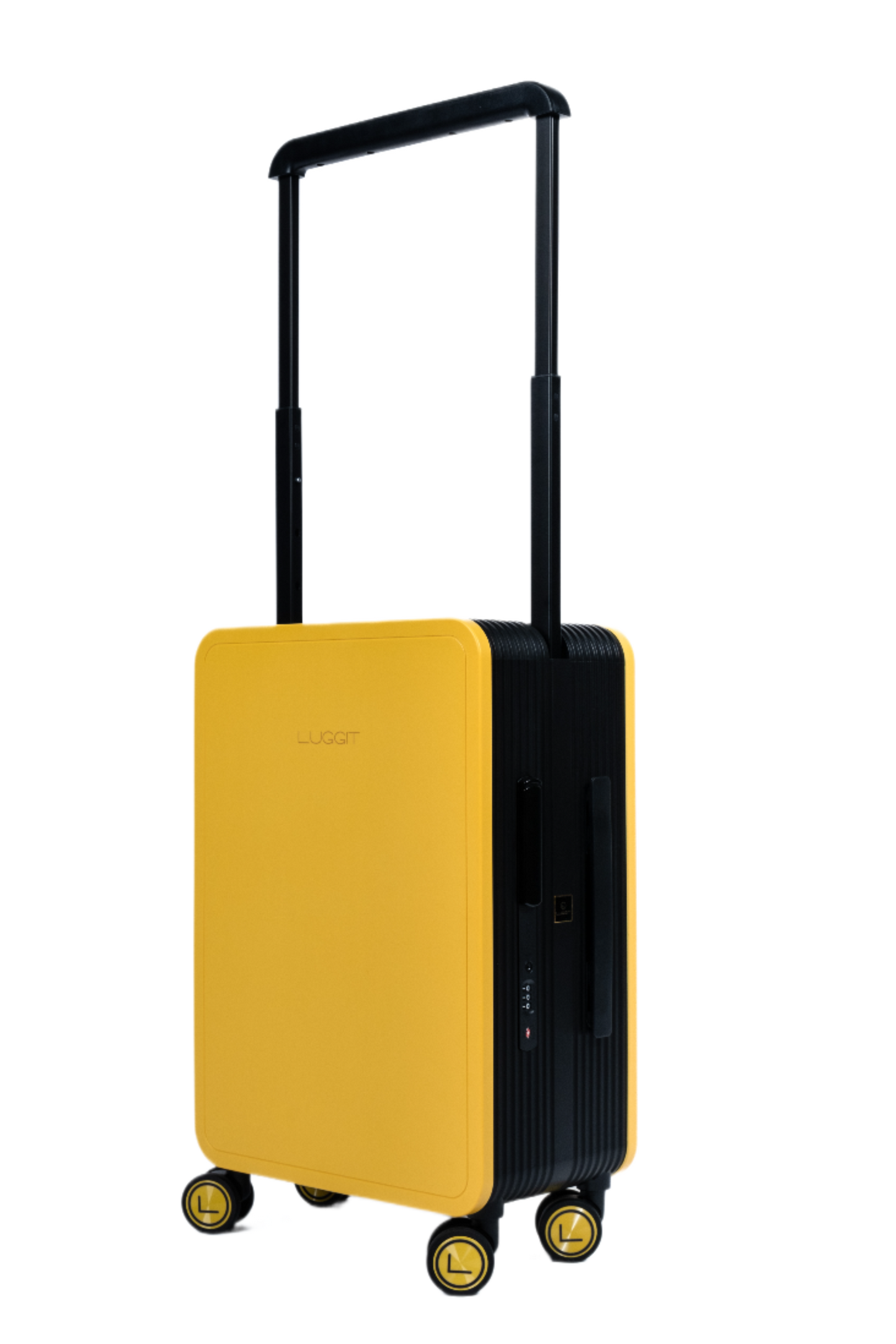 LUGGIT Premium Plus 20" Cabin 24" Check in Trolley bag Dual Tone Yellow/Black