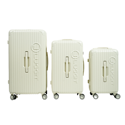 premium luggage set 3 piece airport travel cabin check-in large suitcase luggit