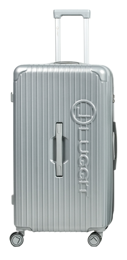LUGGIT -CDG-Trunk Trolley bag  , 20"(Cabin) ,24"(Medium),30"(Extra Large) (White) (Grey)