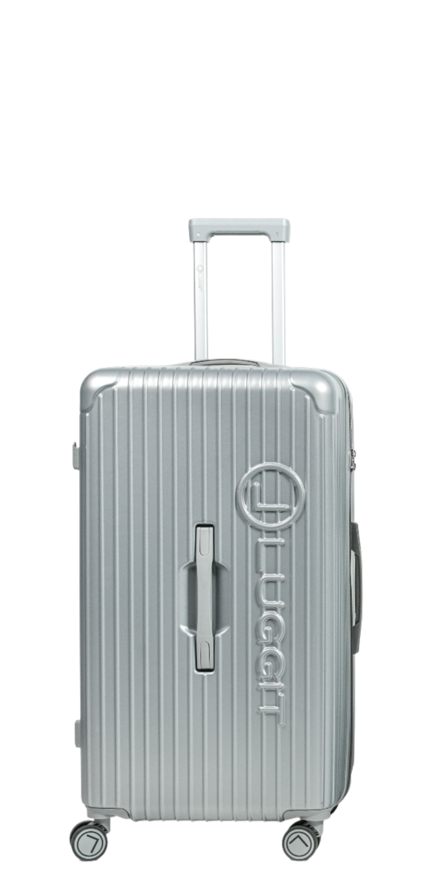 LUGGIT -CDG-Trunk Trolley bag  , 20"(Cabin) ,24"(Medium),30"(Extra Large) (White) (Grey)