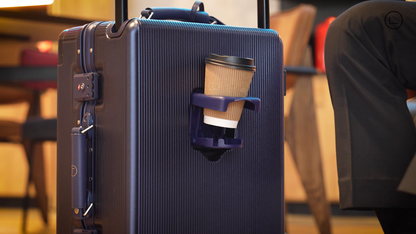LUGGIT Executive Plus - Cabin Trolley bag Front open- Navy
