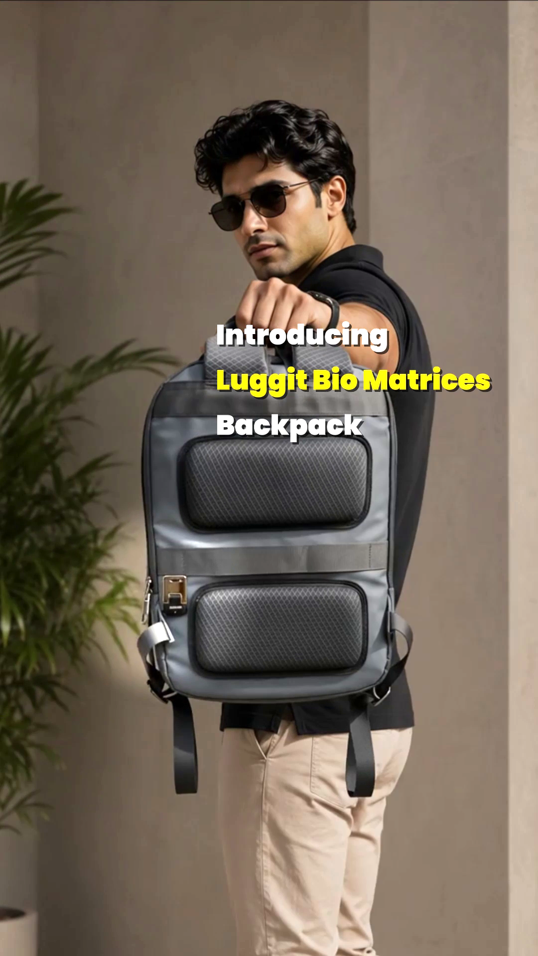 LUGGIT BioShield Lifestyle 2421 Biometric Laptop Backpack