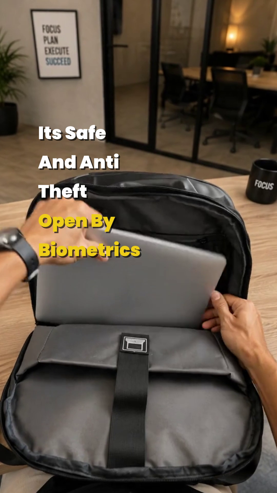 LUGGIT BioShield Lifestyle 2421 Biometric Laptop Backpack