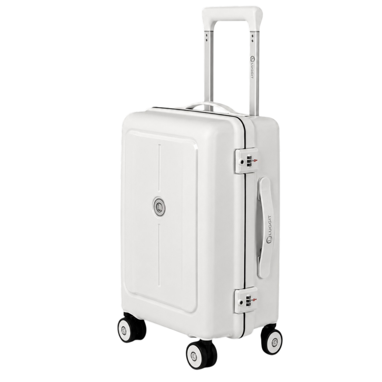 LUGGIT Tokyo – 3-Piece Premium Trolley Luggage Set | Zipperless Design | TSA Lock white